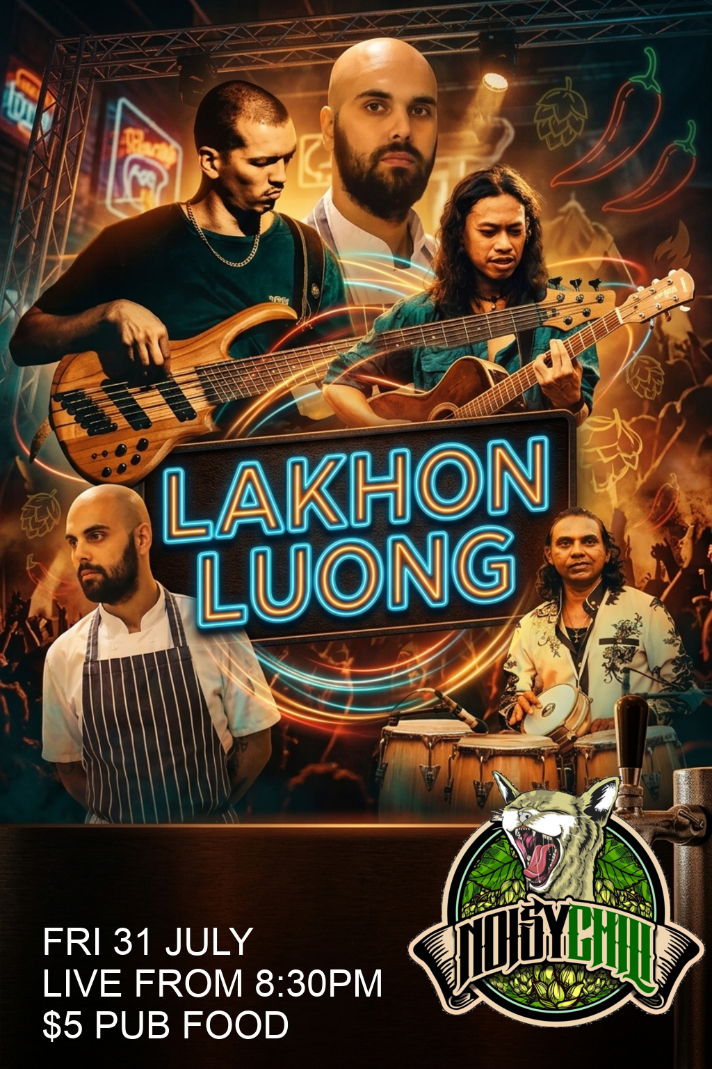 Lakhon Luong live at Noisy Chili
