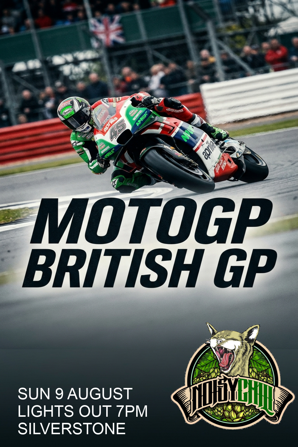 Lights out in 90 minutes — MotoGP British GP at 7pm