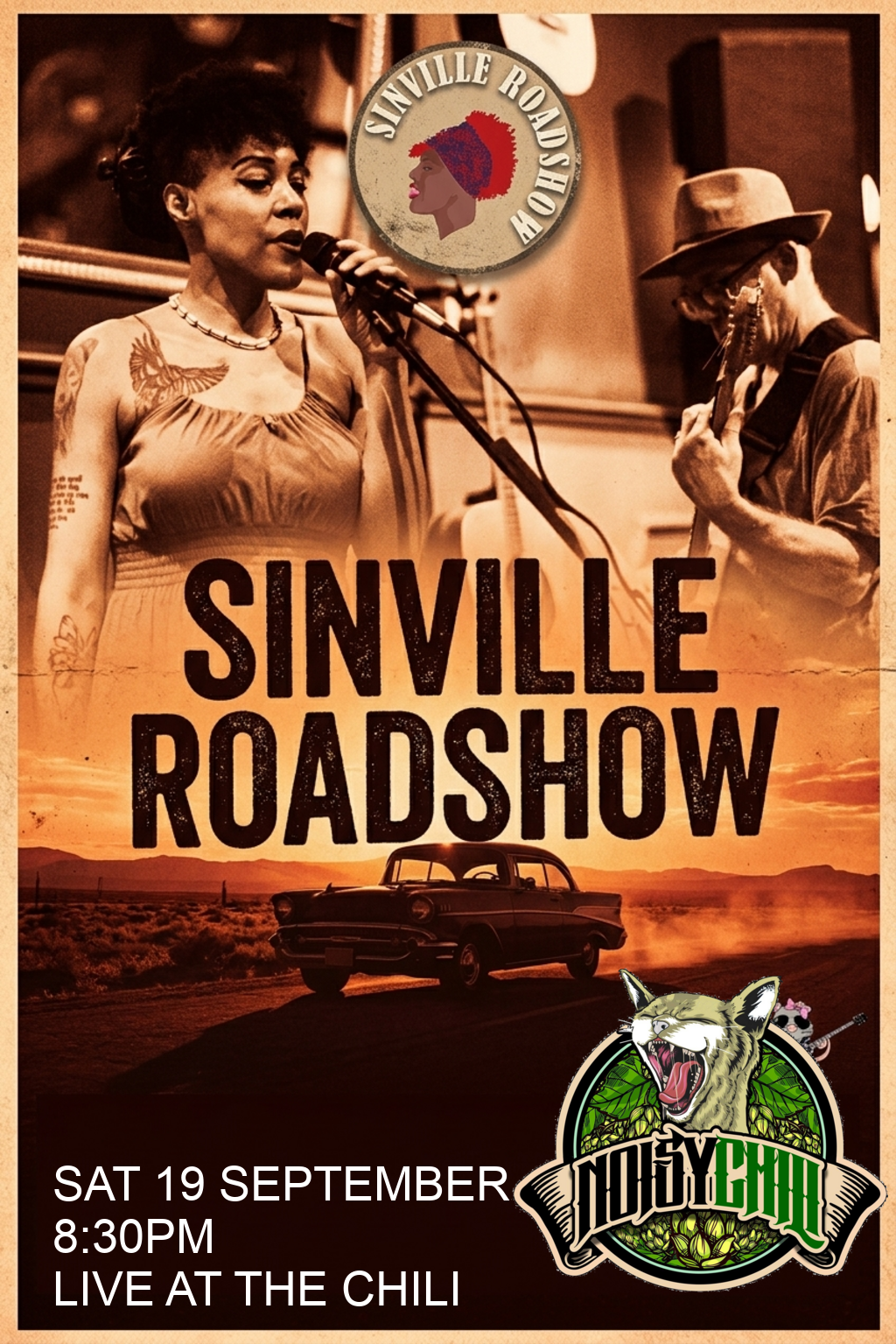 The Sinville Roadshow is Coming to Noisy Chili!
