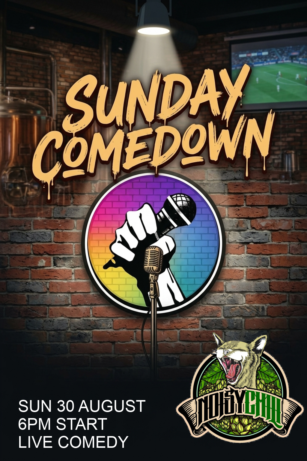 Your Last Laugh of the Weekend: Sunday Comedown Comedy at Noisy Chili
